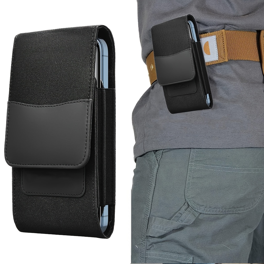 Dual-Slot Phone Waist Pouch with Card Slots